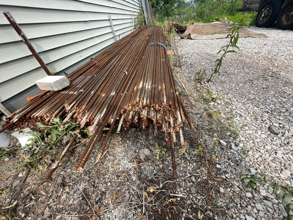 Bundle of 1/2" Diameter Rebar