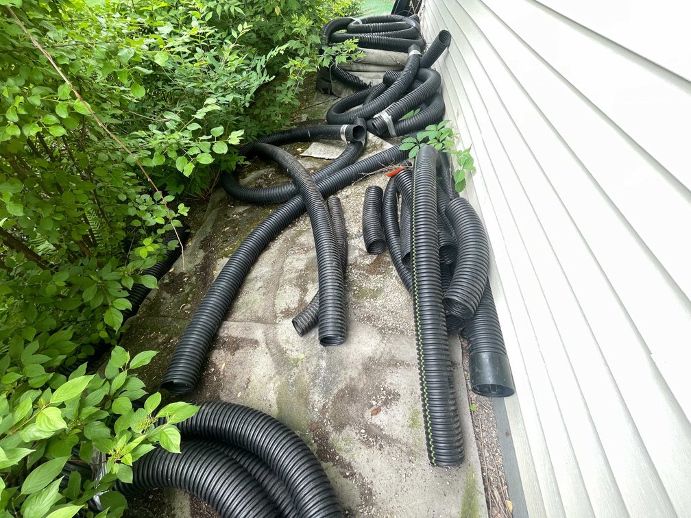 Partial Rolls of Drain Tile