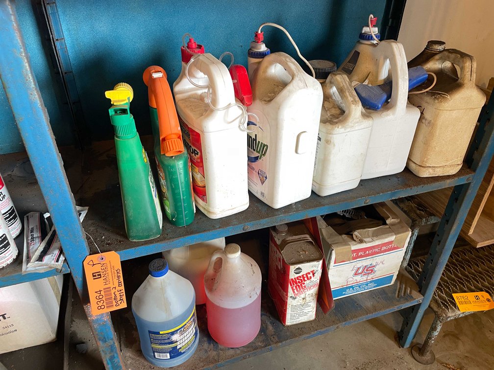 (2) Shelf Contents of Chemicals