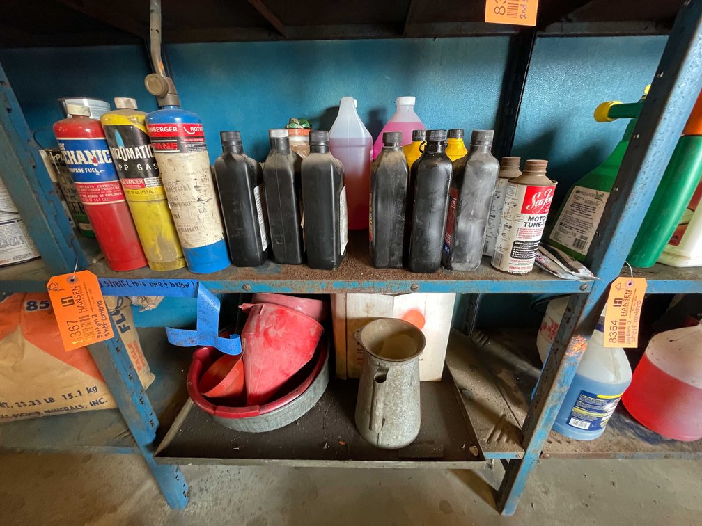 (2) Shelf Contents of Chemicals