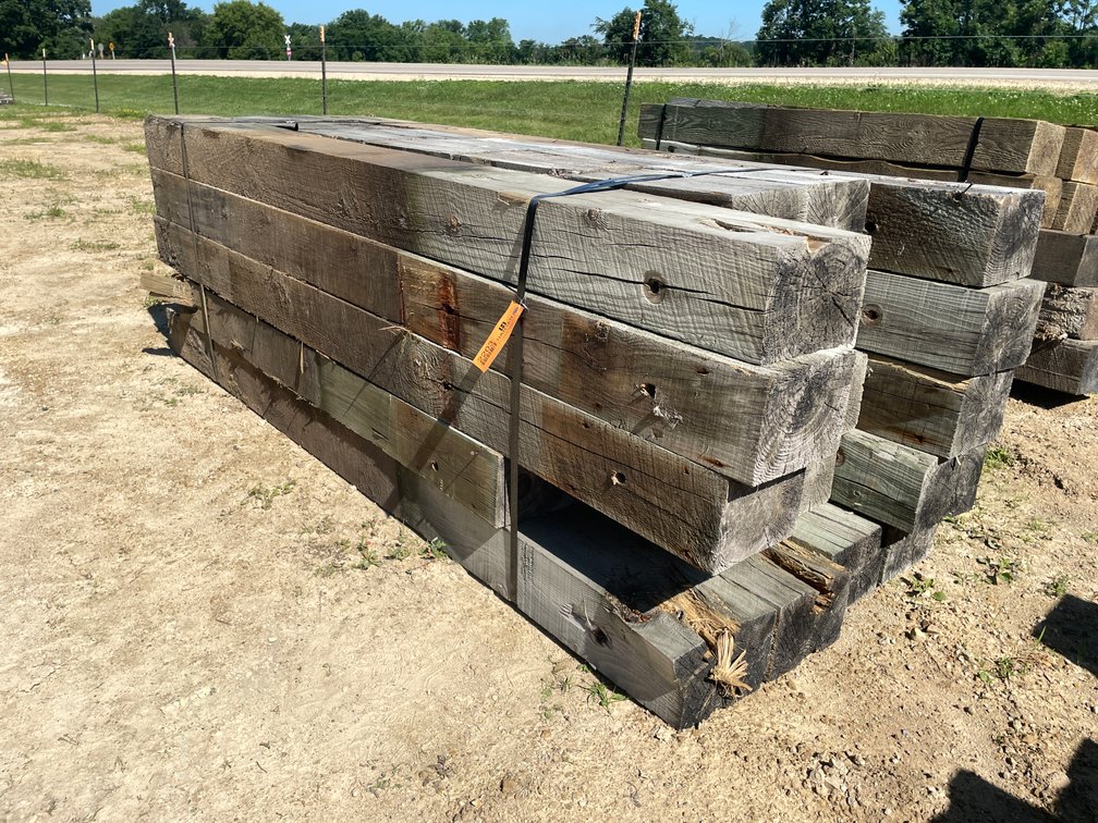 Bundle Used Guard Rail Post