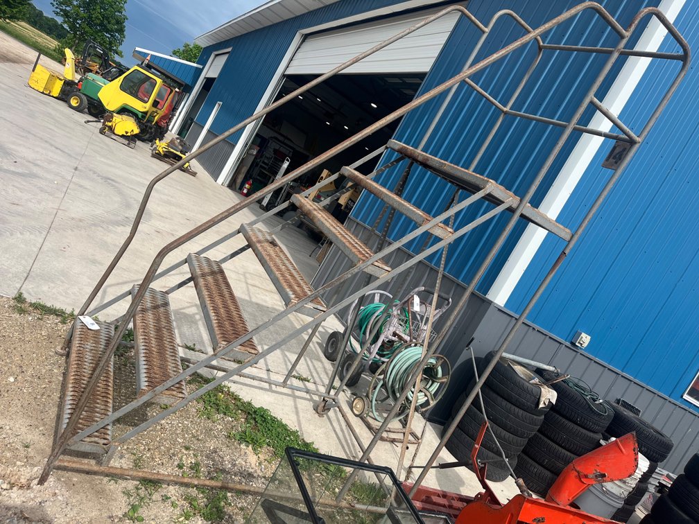 Rolling Metal Staircase