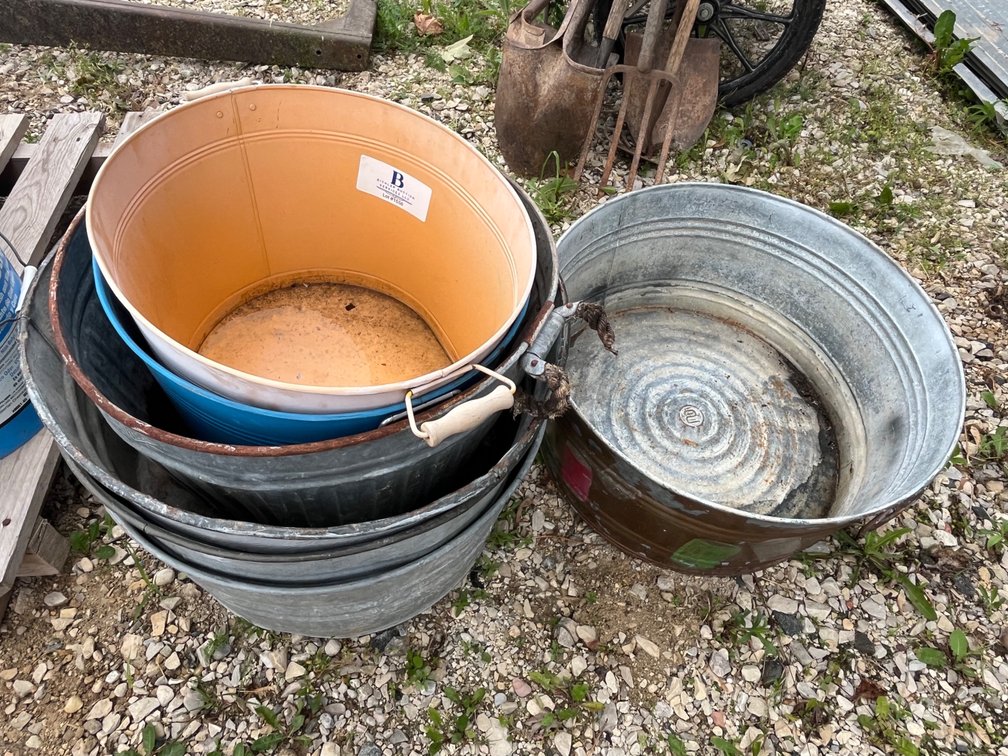 Antique Wash Bins