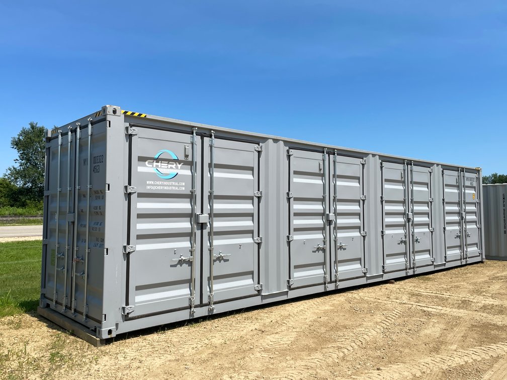 40' High Cube Multi-Door Shipping Container 