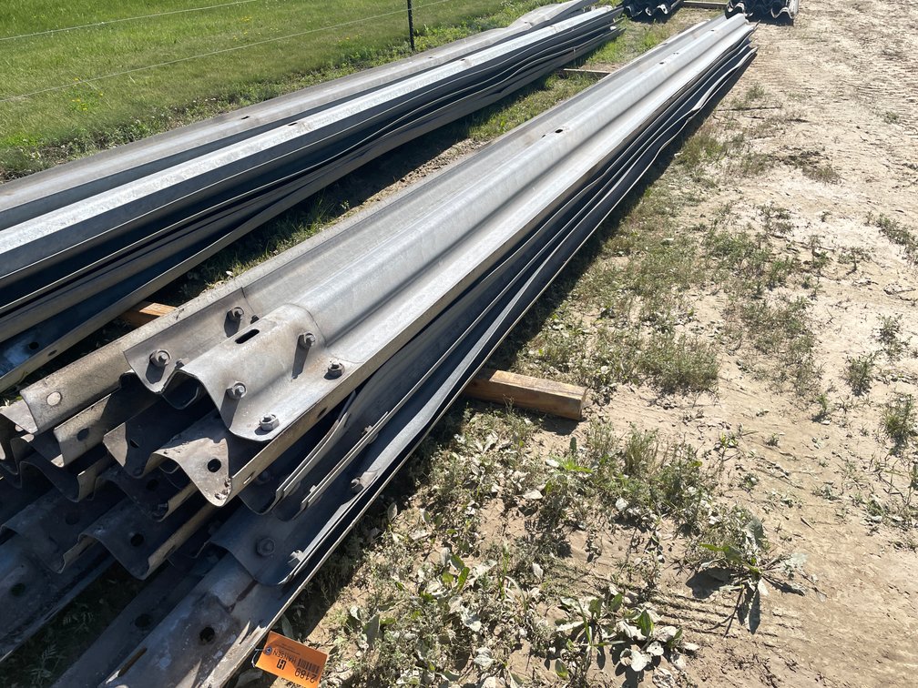 Approx (15) Metal Guard Rail Sections 