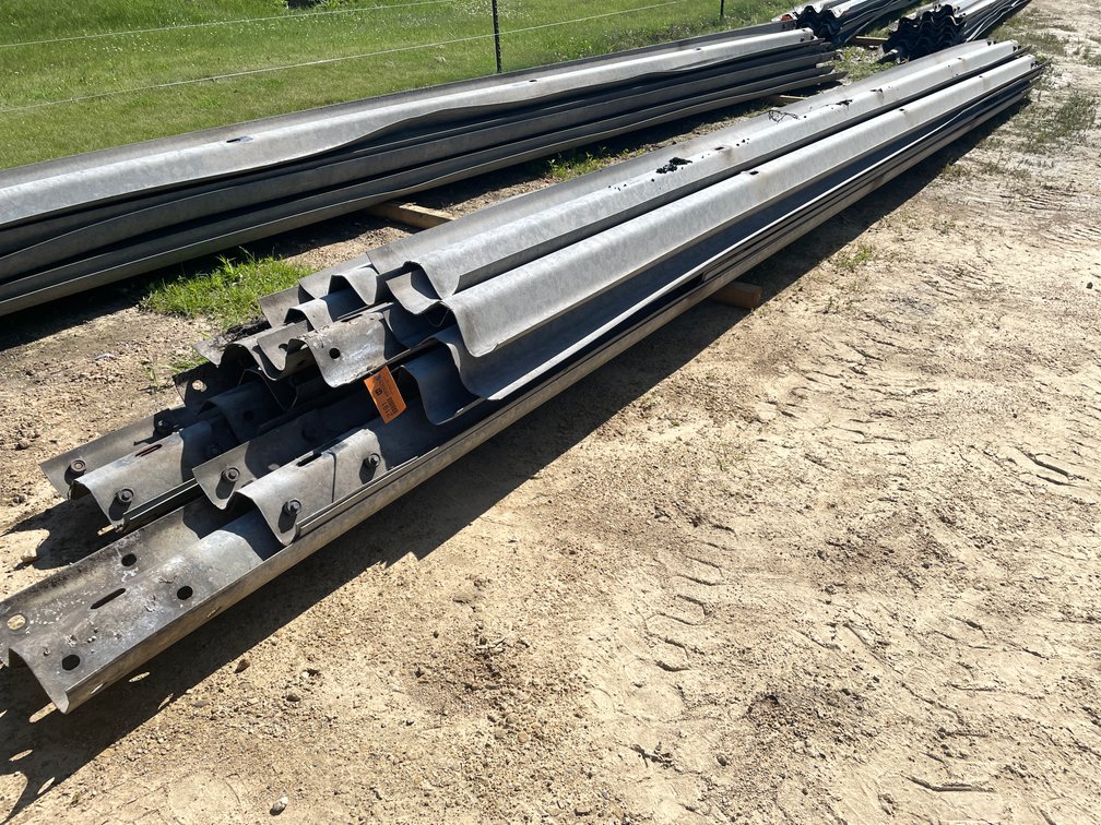 Approx (15) Metal Guard Rail Sections 