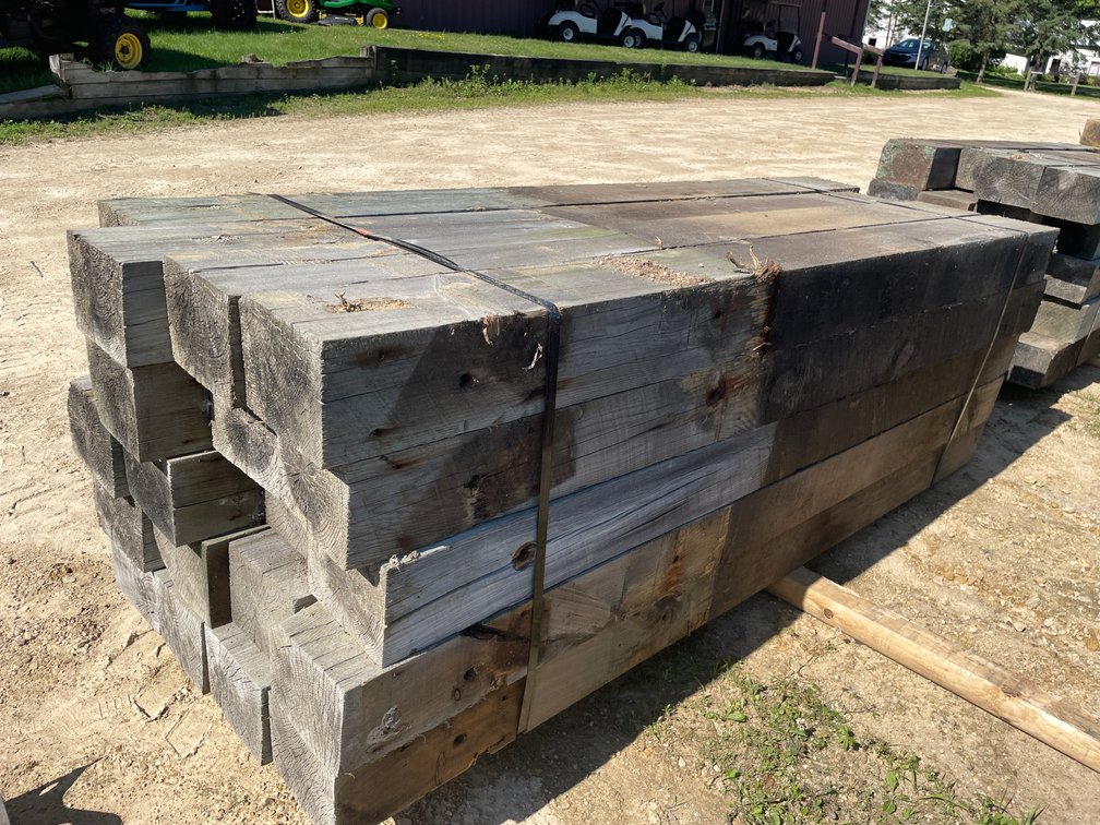 Bundle Used Guard Rail Post