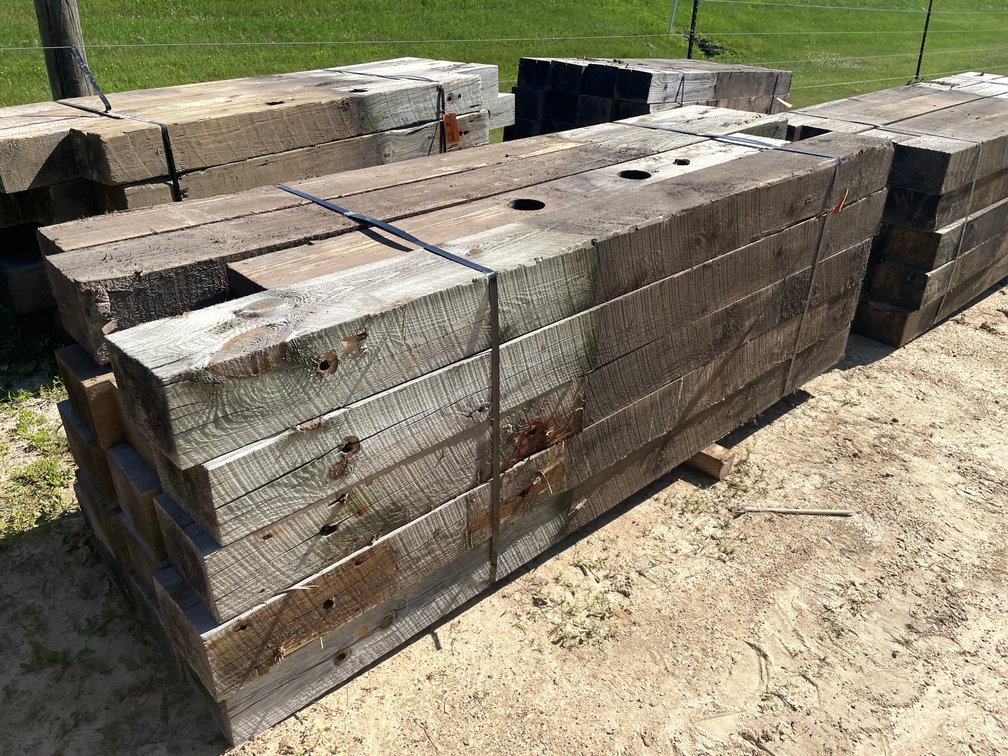 Bundle Used Guard Rail Post