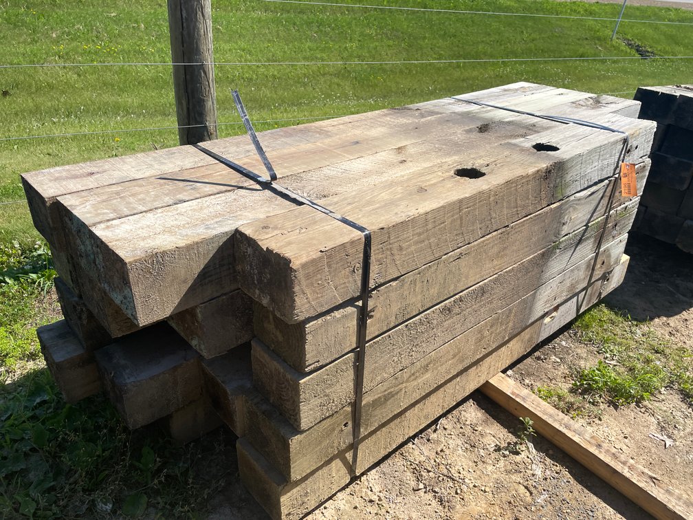 Bundle Used Guard Rail Post