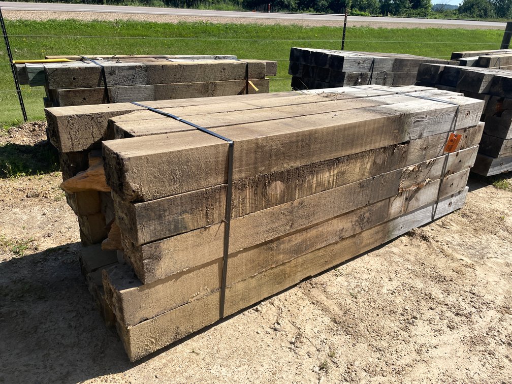 Bundle Used Guard Rail Post