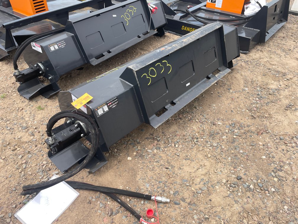 Unused 2025 Wolverine Skid Steer Hydraulic Rotary Tiller Attachment