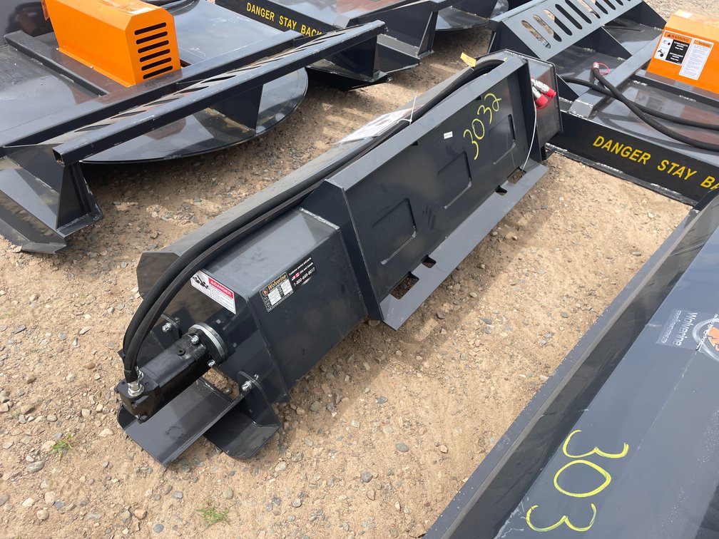 Unused 2025 Wolverine Skid Steer Hydraulic Rotary Tiller Attachment