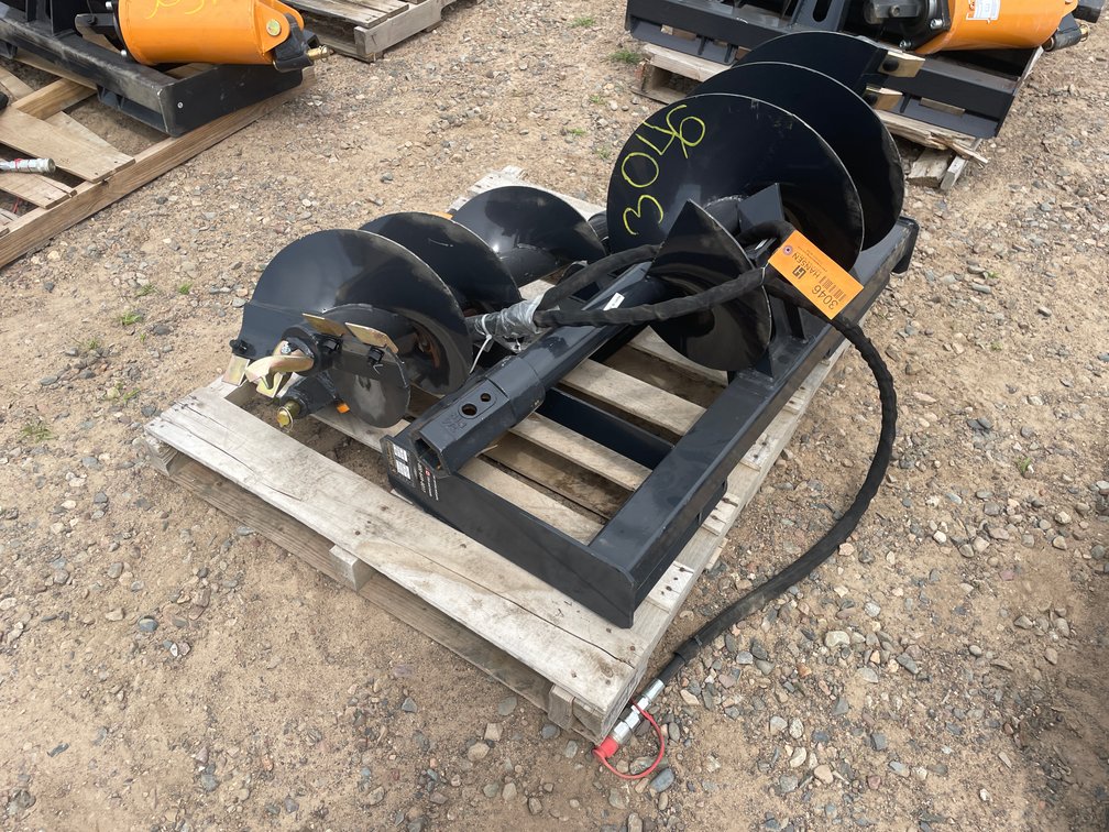 Unused 2025 Wolverine Skid Steer Auger Drive and Bit Attachment