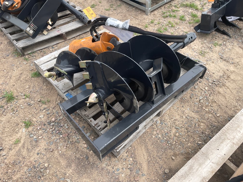 Unused 2025 Wolverine Skid Steer Auger Drive and Bit Attachment