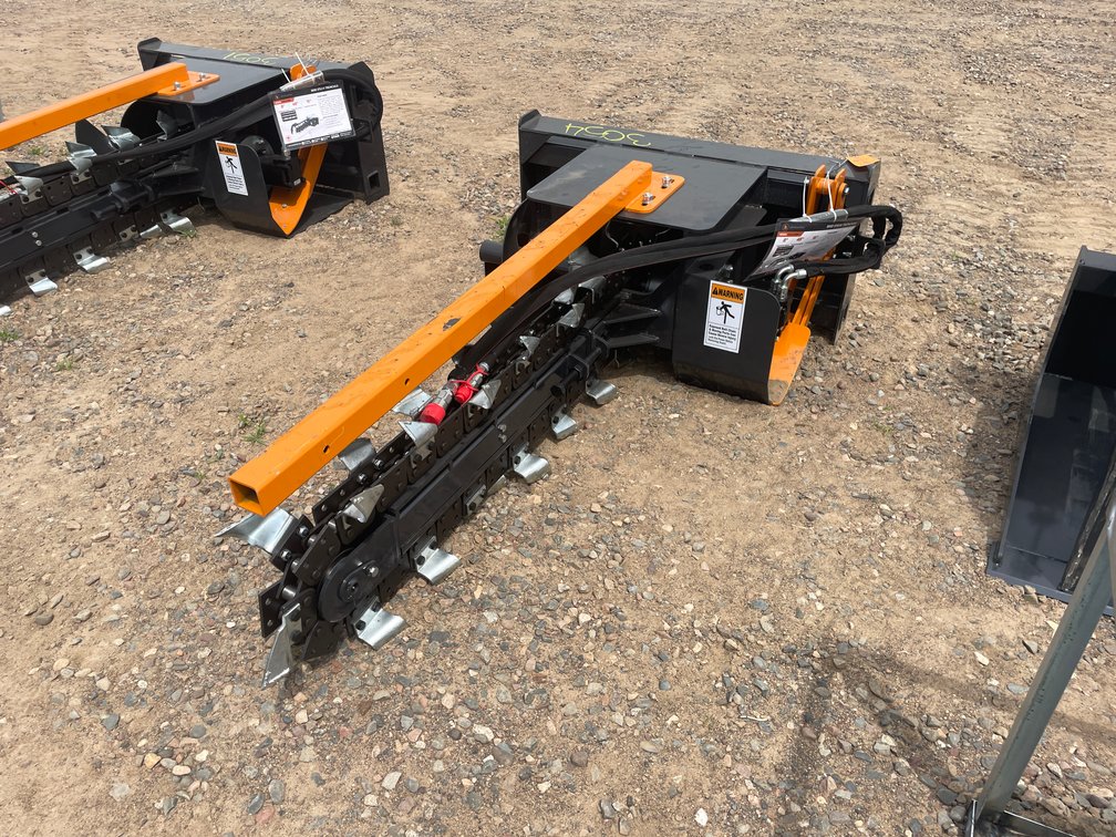 Unused 2025 Wolverine Skid Steer Trencher Attachment