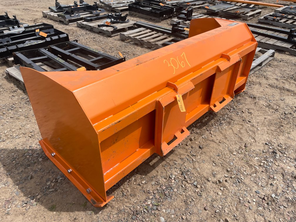 Unused 2025 Wolverine Skid Steer Snow Pusher
