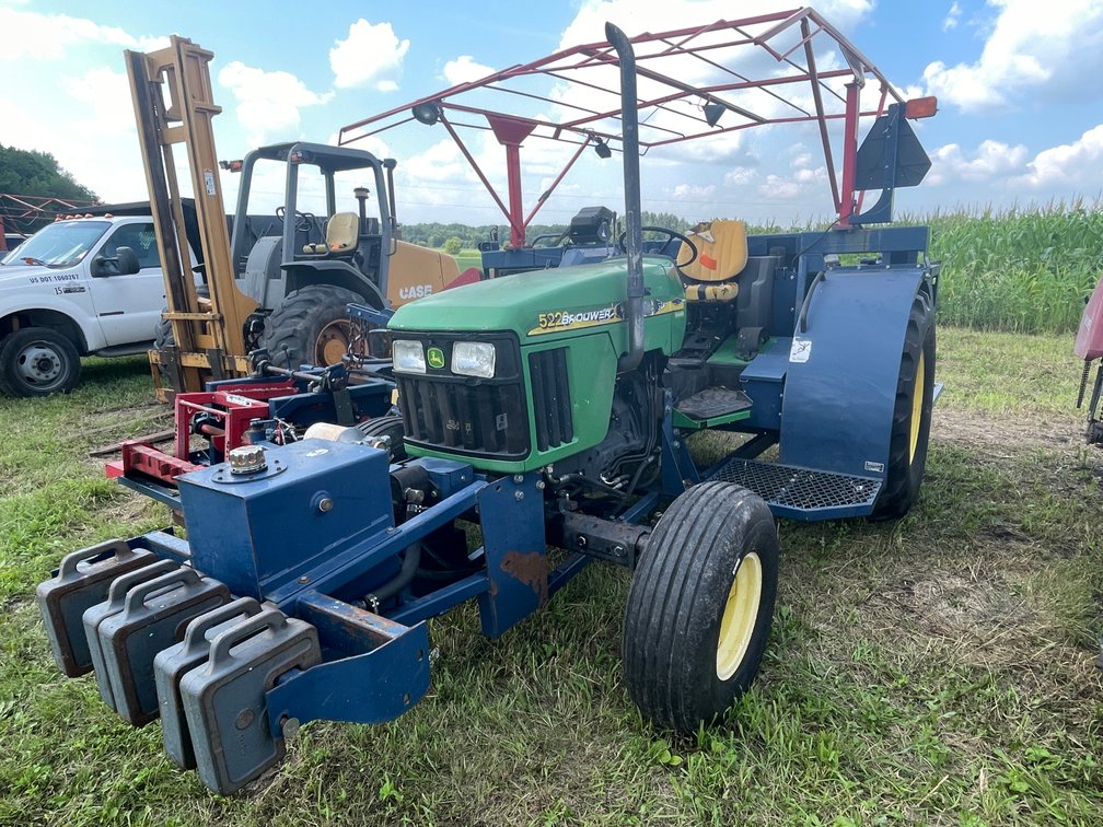 John Deere 5220 Tractor with Sod Cutter Attachment (Zimmerman, MN)