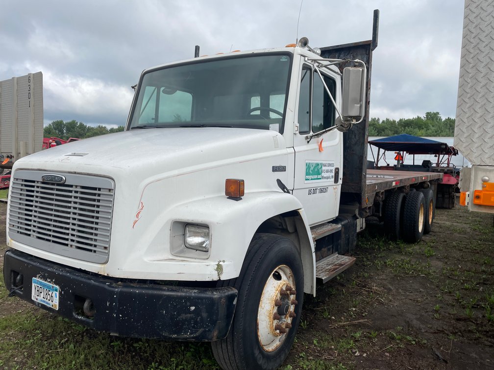 2002 Freightliner FL80 Tiltbed Flatbed Truck (Has MN Title) (Ham Lake, MN)