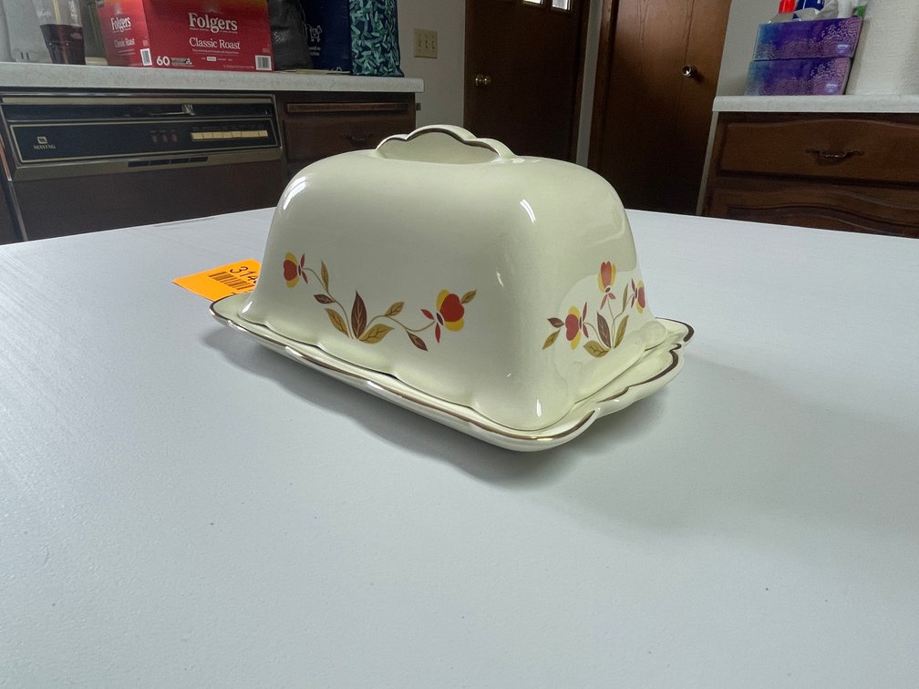 Hall Jewel Tea Autumn Leaf 1Lb. Butter Dish