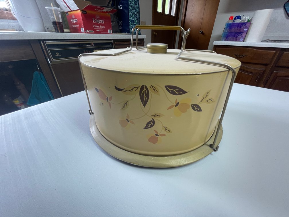 Hall Jewel Tea Autumn Leaf 1950 Cake Safe