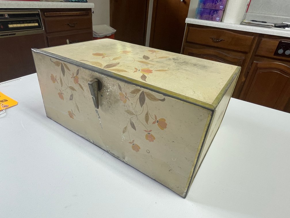 Hall Jewel Tea Autumn Leaf Bread Box