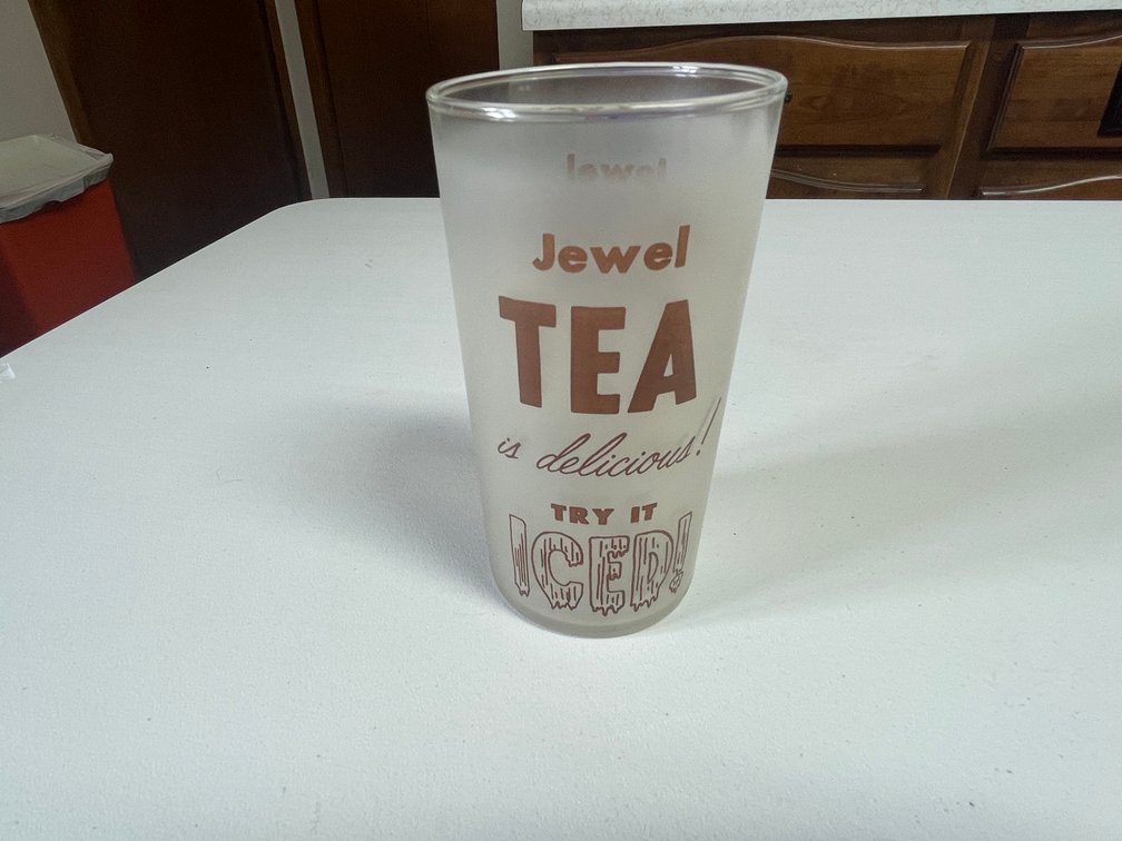 Hall Jewel Tea Frosted Glass