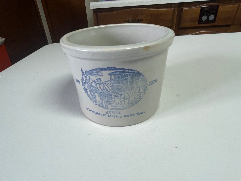 Hall Jewel Tea Anniversary Crock