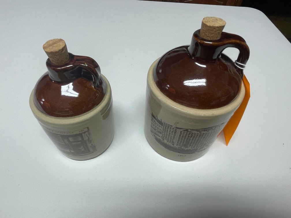 (2) Hall Jewel Tea Historical Commemorative Jugs