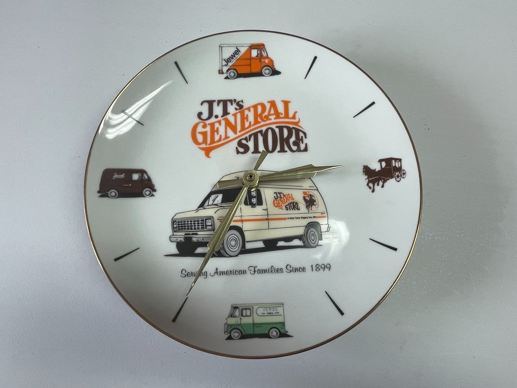 Hall Jewel Tea General Store Kitchen Clock