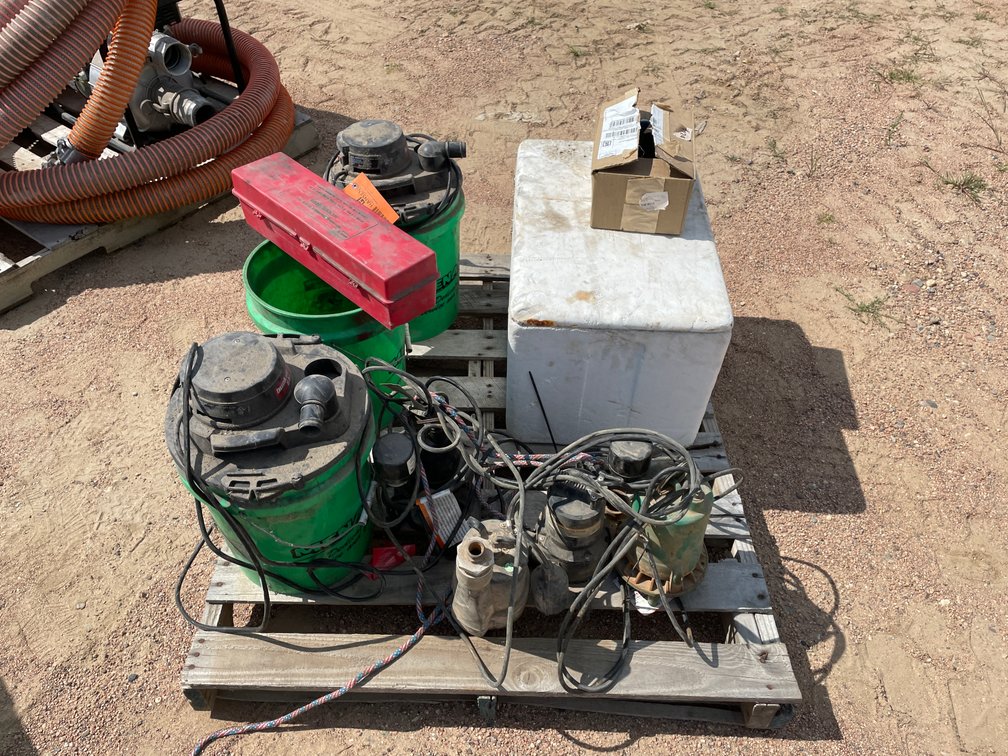 Various Sump Pumps and Vacuums