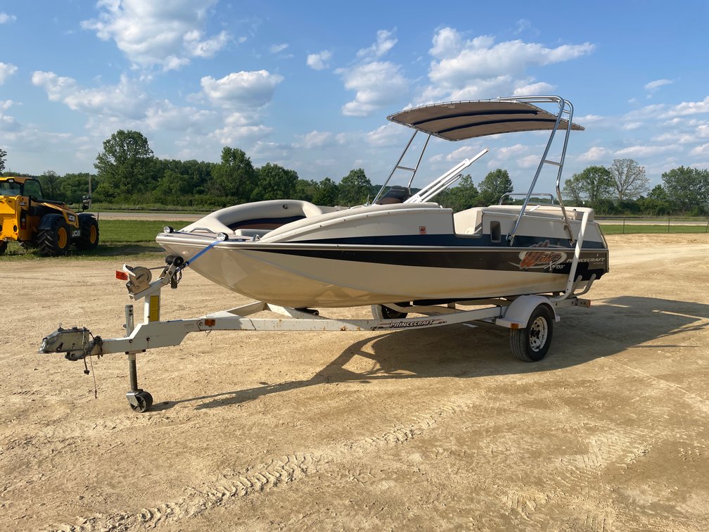 2001 Princecraft 21' Wake Xpress 210 Deck Boat (Has WI Title) 