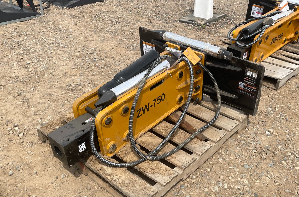 Unused 2025 Wolverine Skid Steer Concrete Breaker Attachment