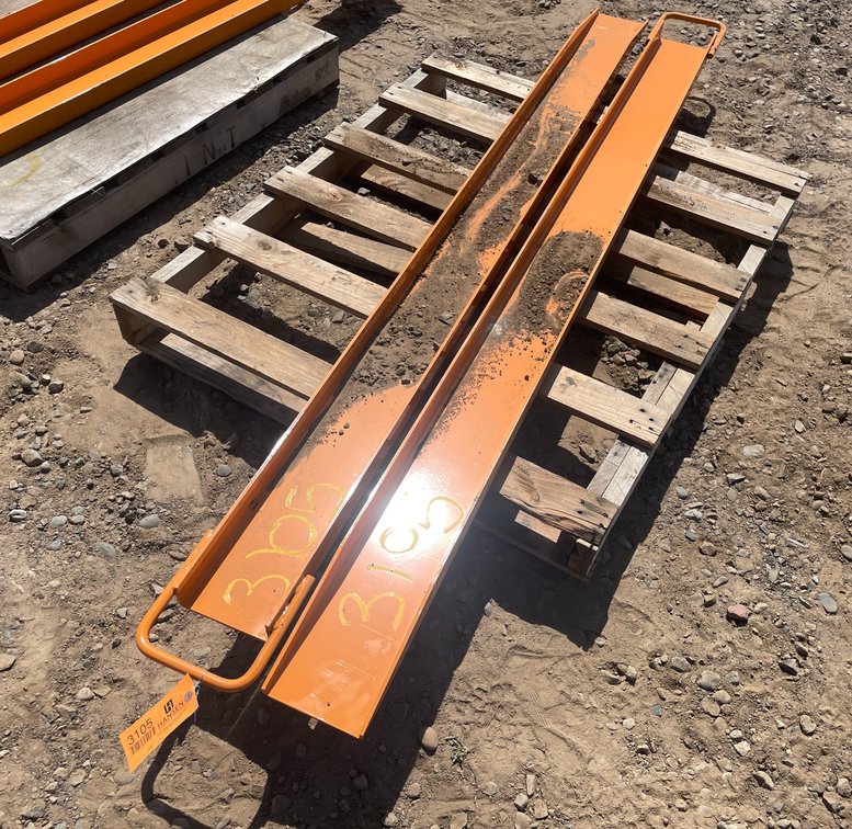 Unused 2025 Wolverine Skid Steer Pallet Fork Extensions