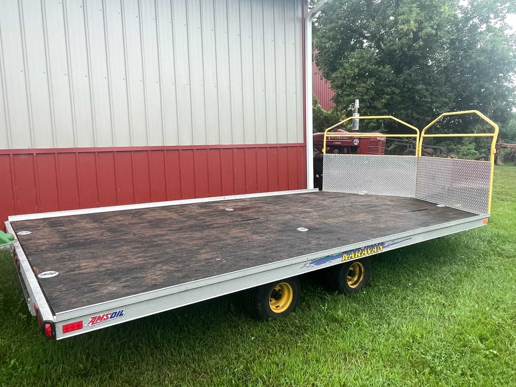 14' Karavan Dual Axle Snowmobile Trailer (No Title)