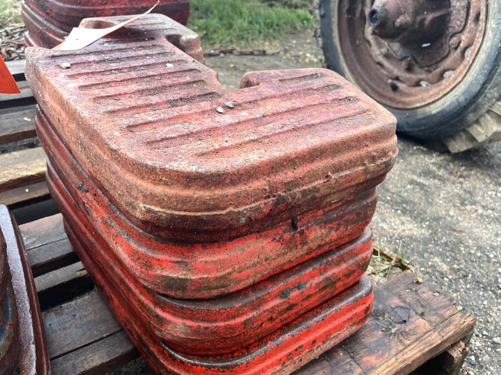 (4) Tractor Weights