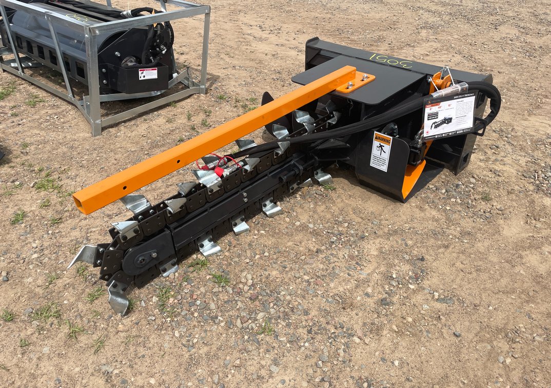 Unused 2025 Wolverine Skid Steer Trencher Attachment