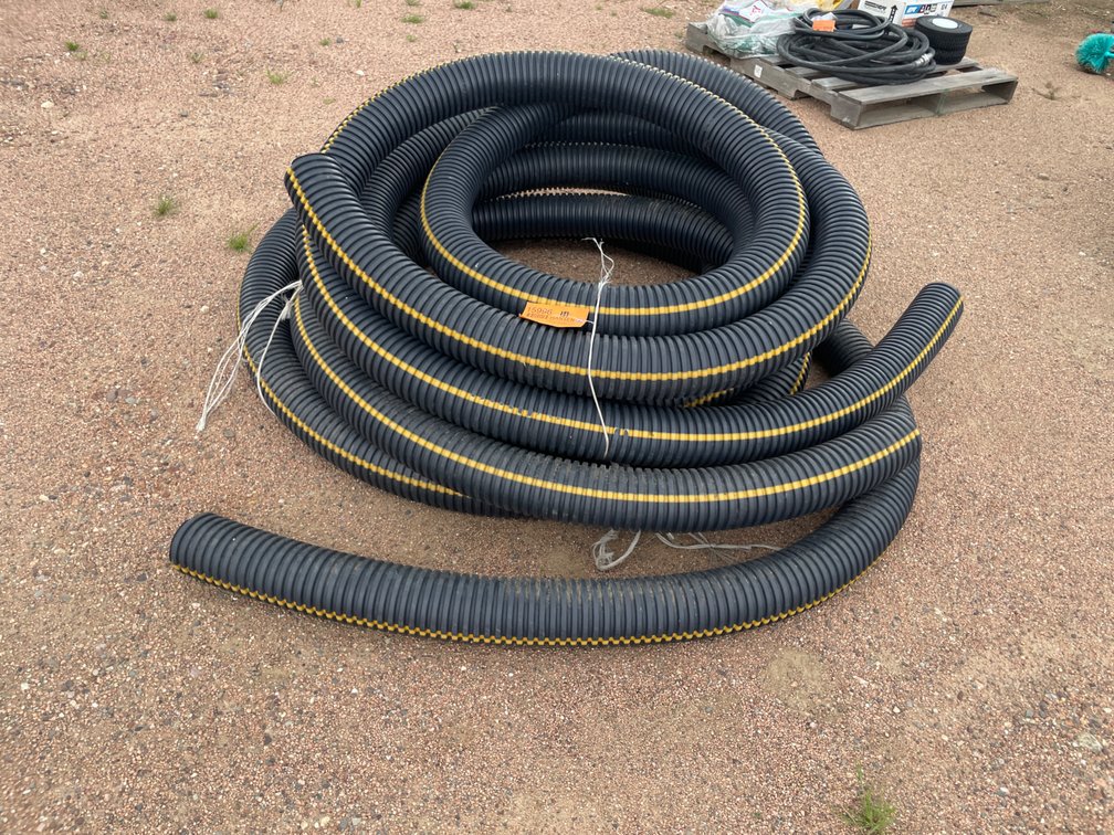 (2) Partial Rolls of Corrugated Tubing