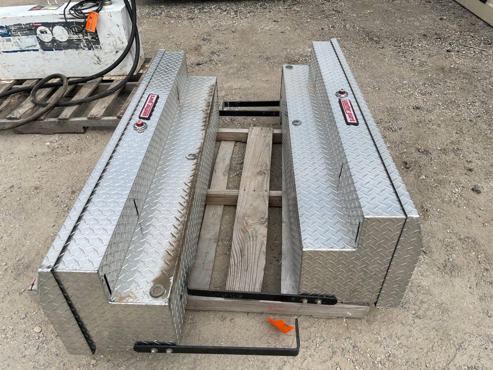 (2) Aluminum Pickup Truck Toolboxes