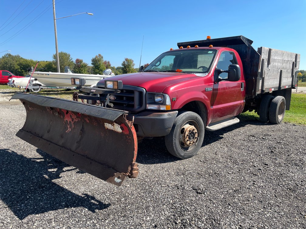 2002 Ford F550 XL Super Duty Stake Bed Truck