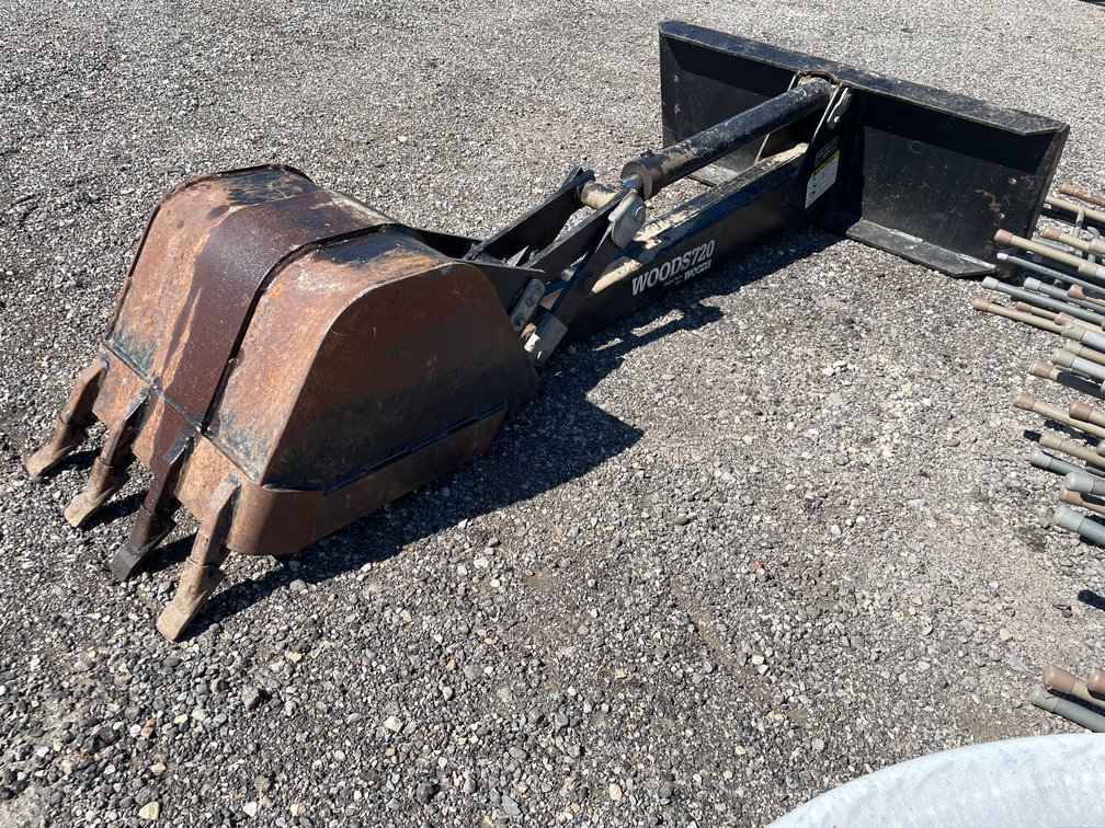Woods 720 Universal Mount Skid Steer Attachment 