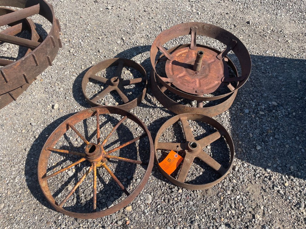 (4) Iron Wheels