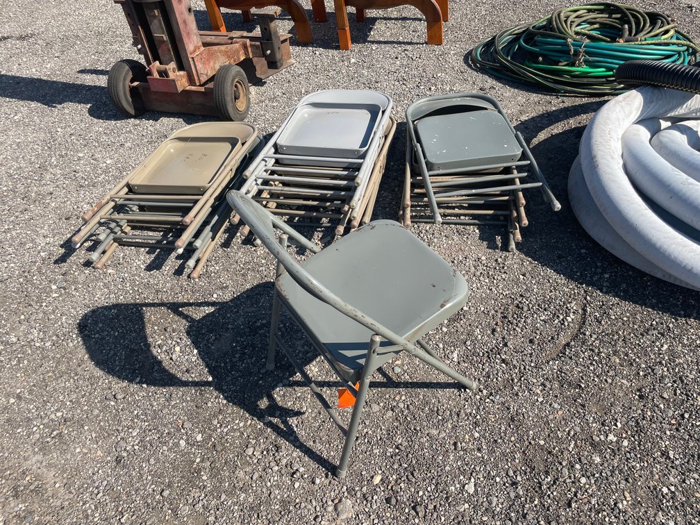 (15) Metal Folding Chairs