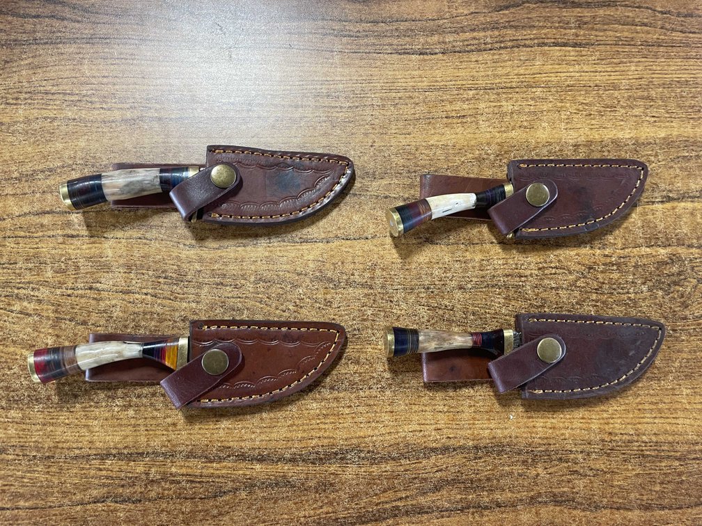 (4) J2 Steel Hunting Knives (T6)