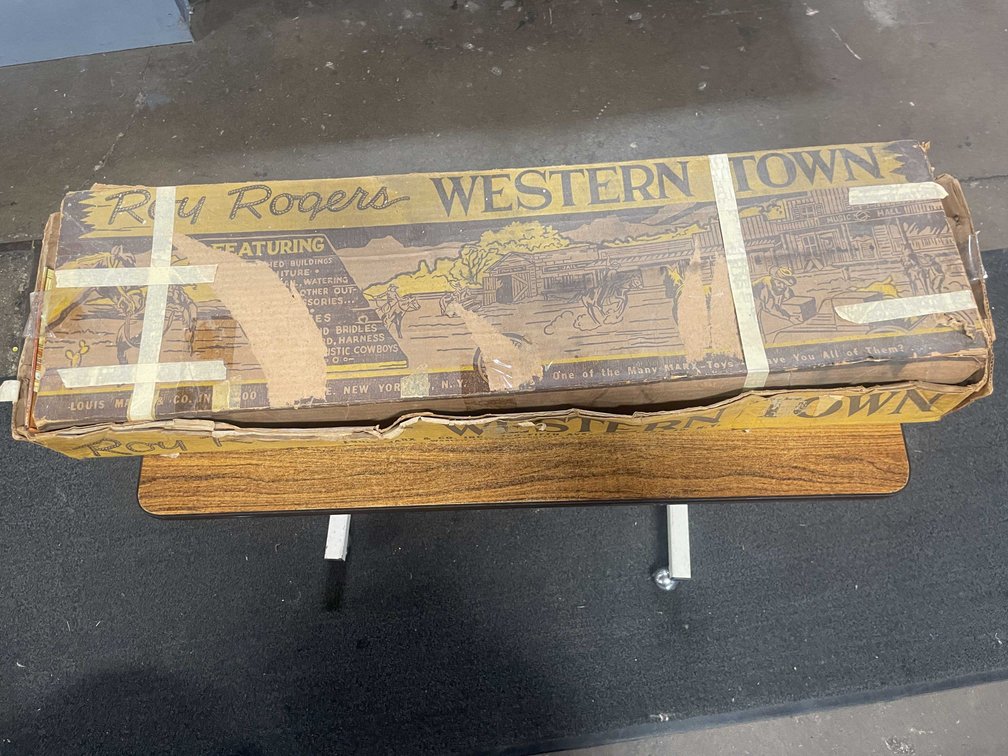 Vintage Marx Roy Rogers Western Town (T6)