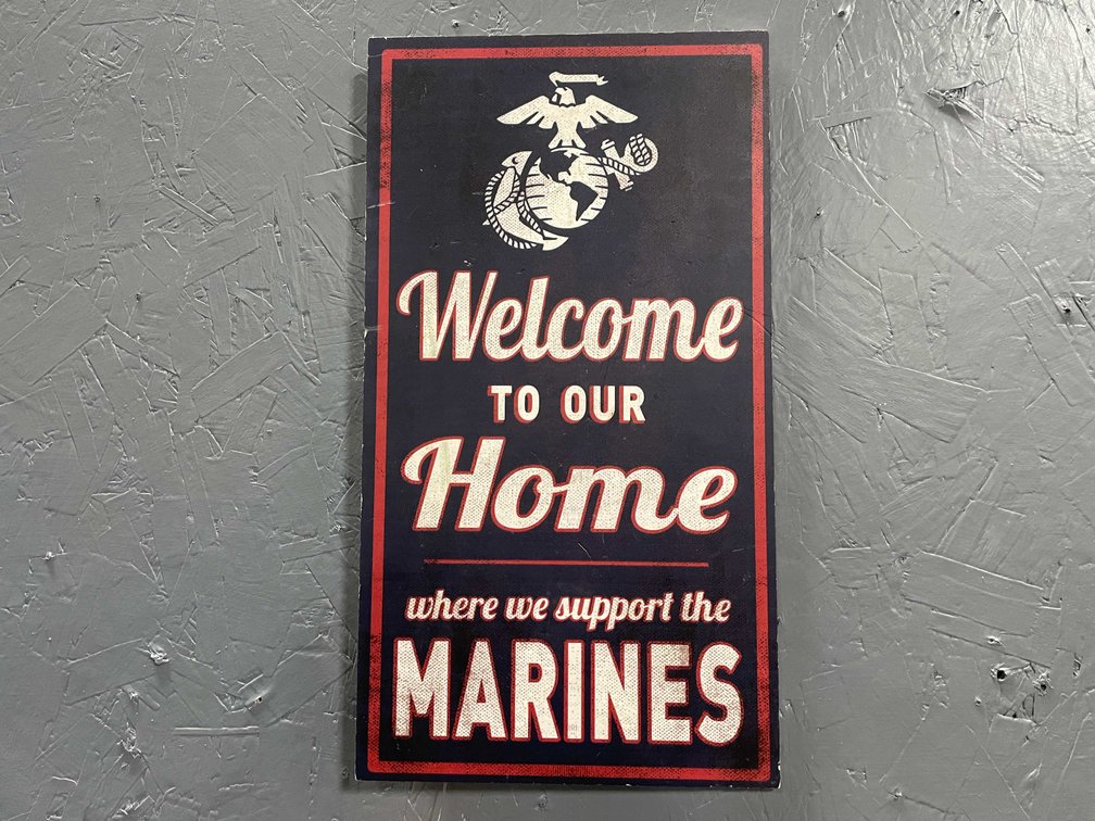 Marines Wall Hanging Sign (A)