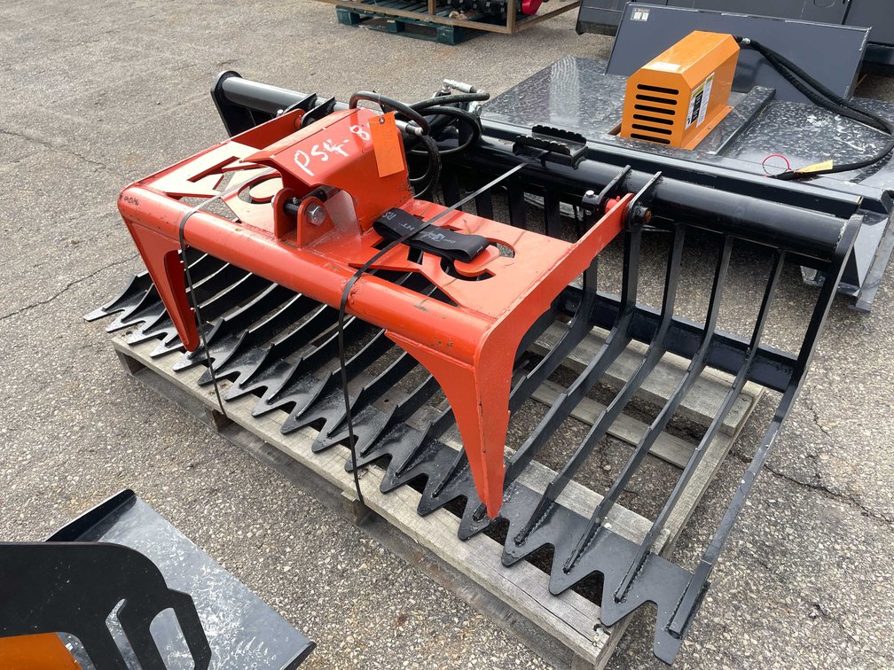 Unused 78" Skid Steer Rock Grapple (O11)