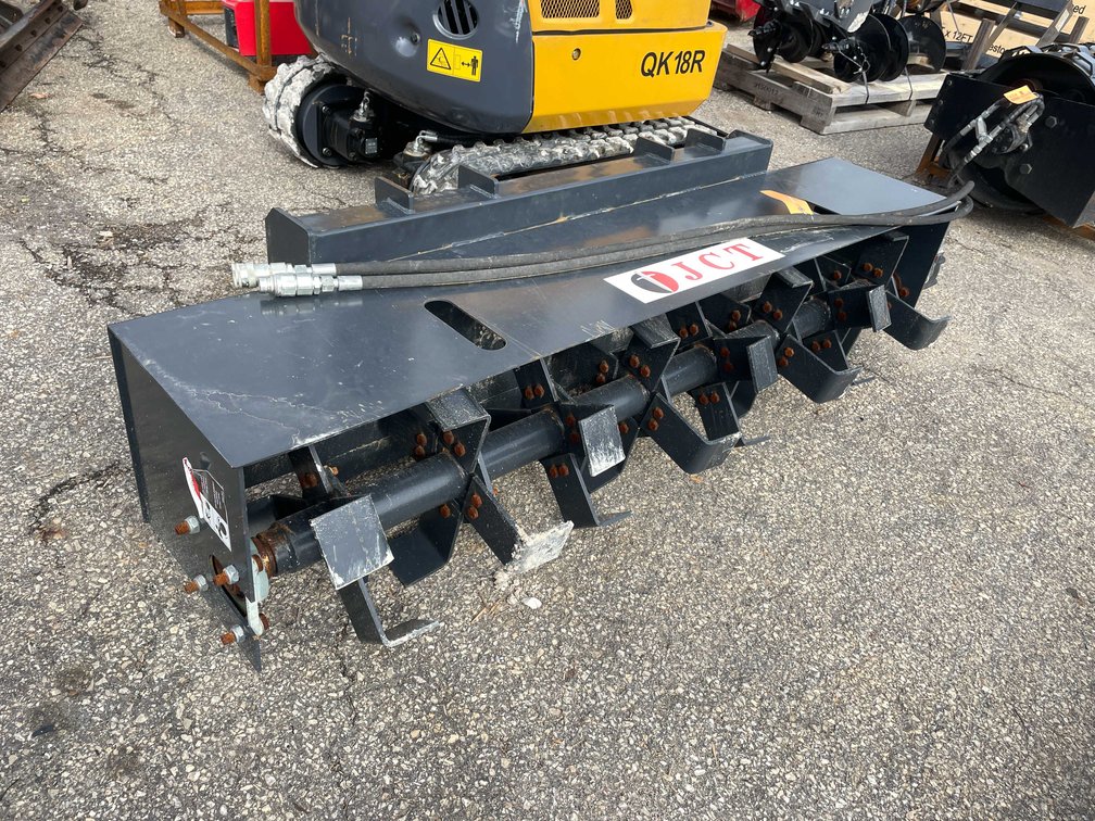 Unused 72" JCT Skid Steer Rototiller (O11)