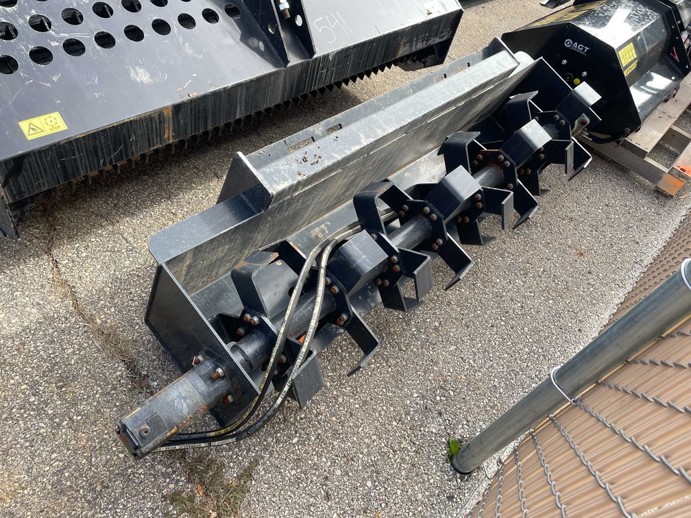 Unused 72" JCT Skid Steer Rototiller (O12)