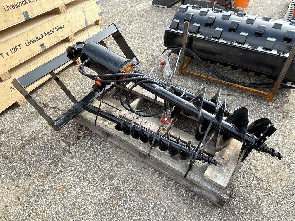 Unused Mower King Skid Steer Auger (O12)
