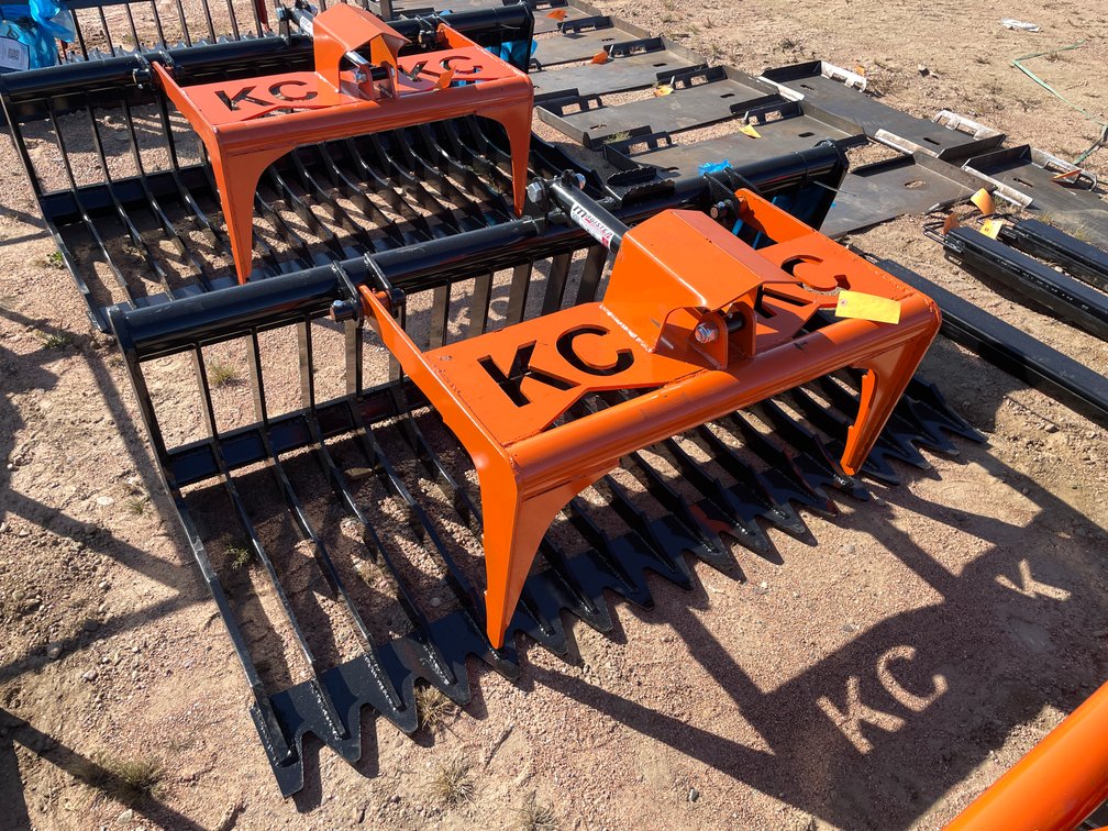 76" Skeleton Grapple Bucket Attachment